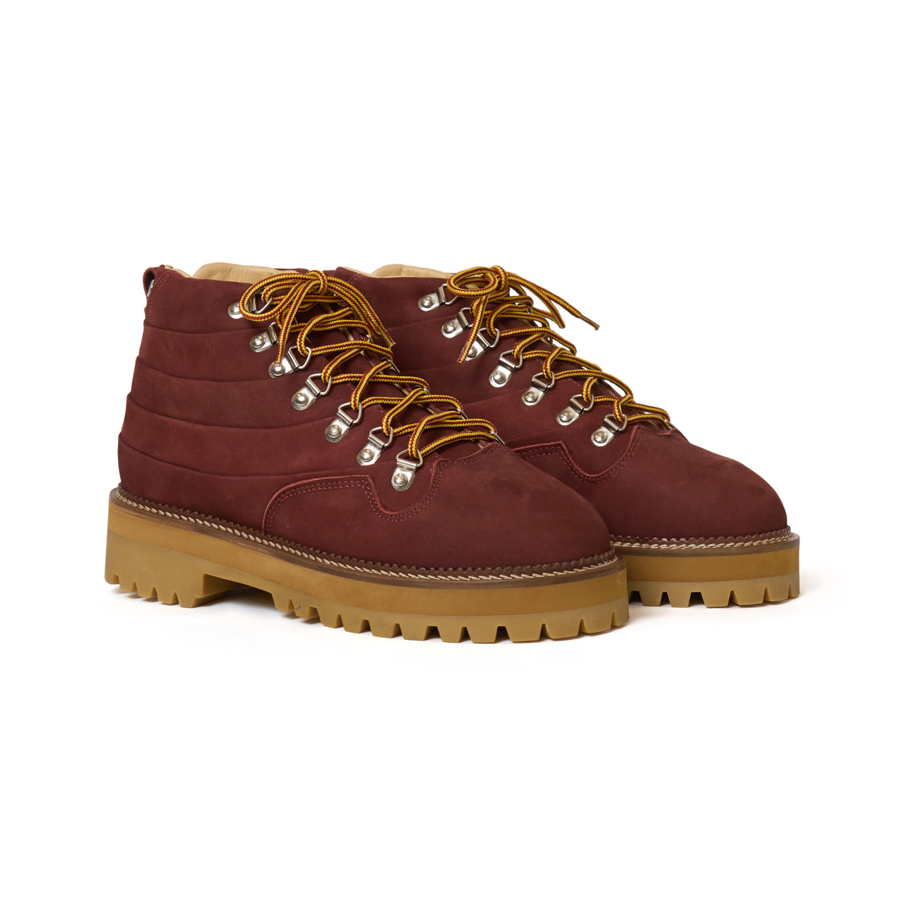 Layered Boots [Burgundy]