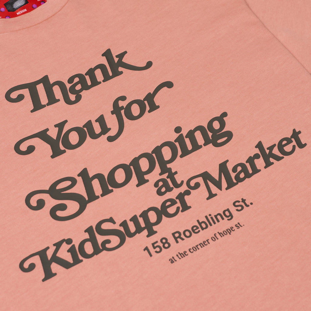 Thank You for Shopping Tee [Dusty Pink]