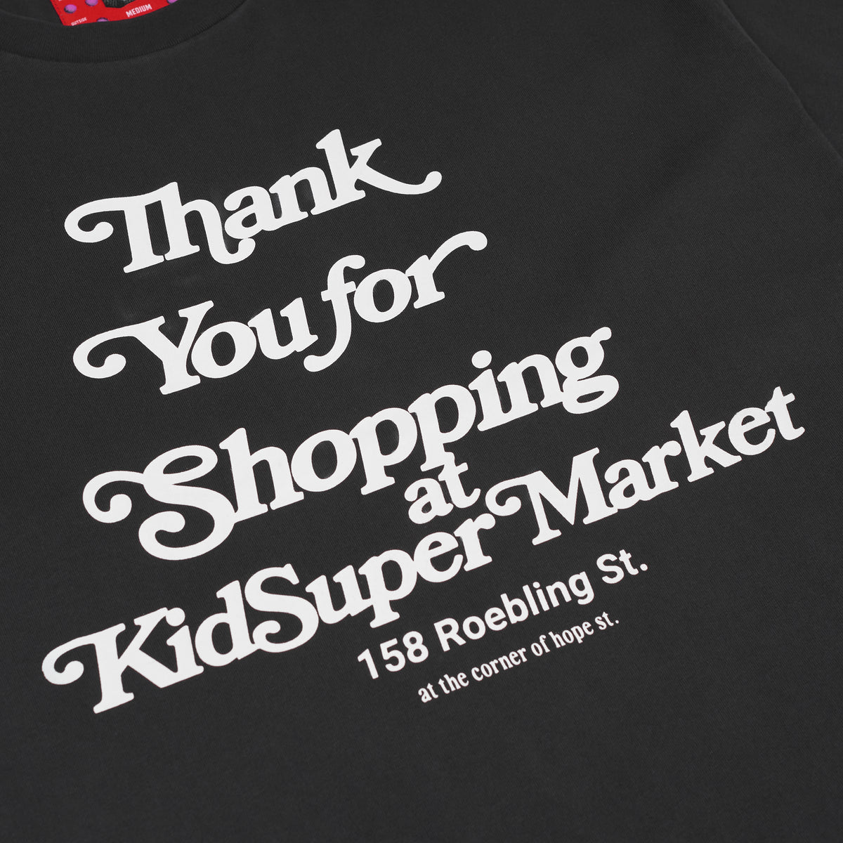 Thank You for Shopping Tee [Washed Black], image 2 of 2