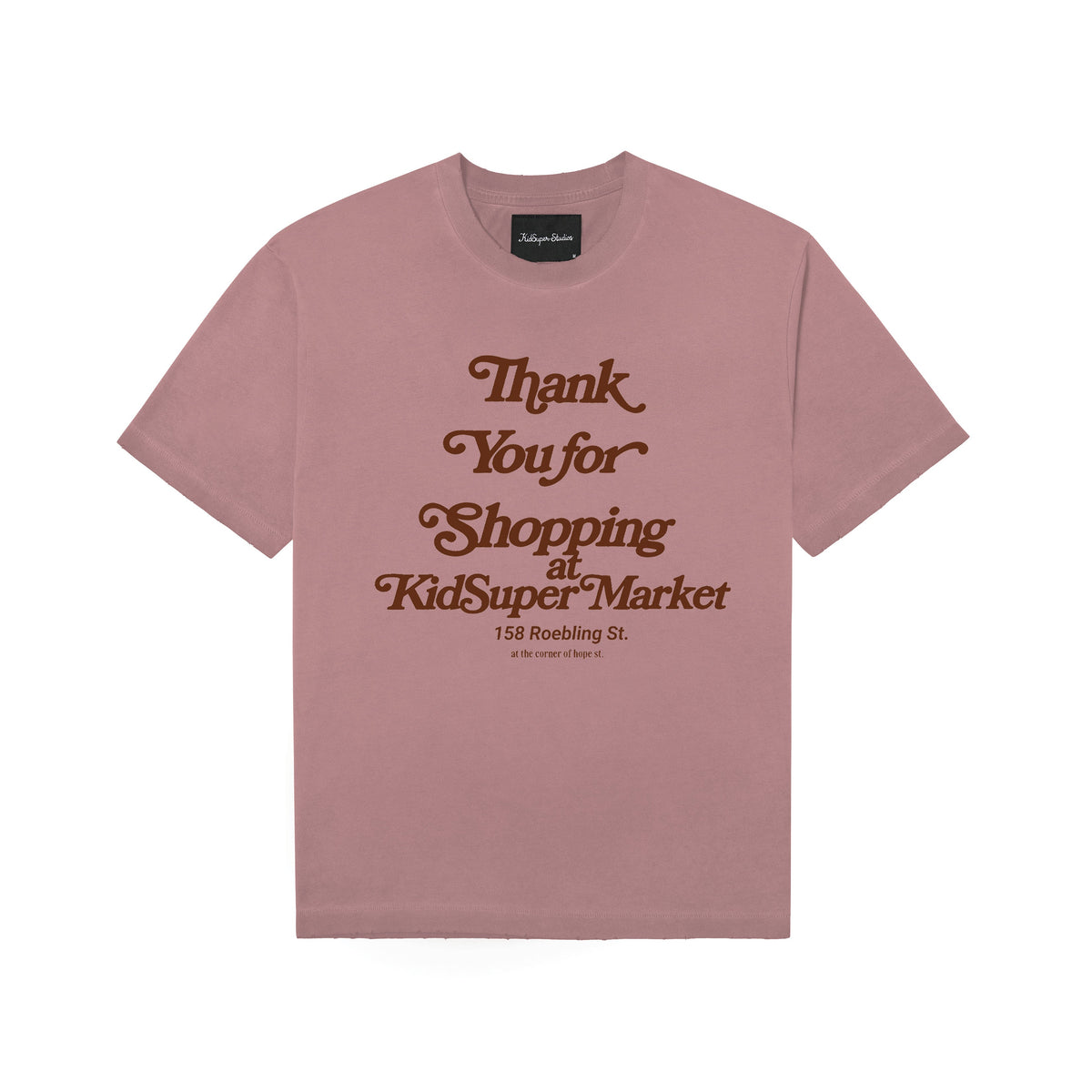 Thank You for Shopping Tee [Dusty Pink]