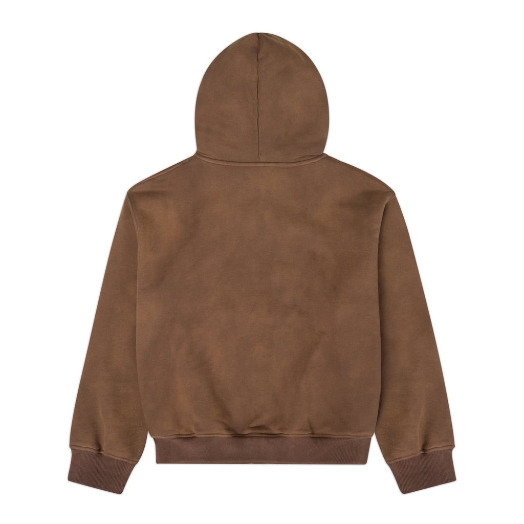 Clayface Face Hoodie [Brown] – back
