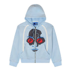 Mr. Freeze Face Hoodie [Blue] – front