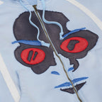 Mr. Freeze Face Hoodie [Blue] – face detail