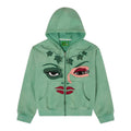 Poison Ivy Face Hoodie [Green] – front