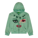 Poison Ivy Face Hoodie [Green] – front
