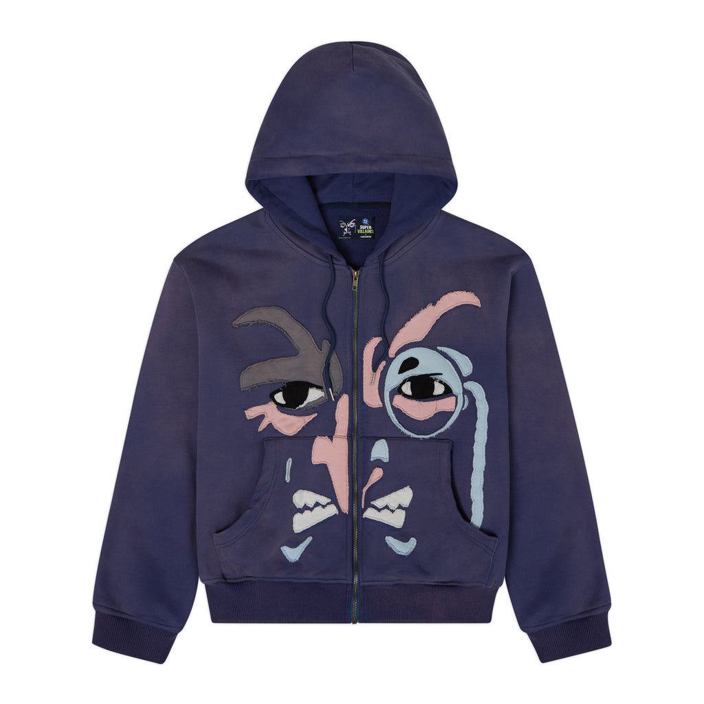 The Penguin Face Hoodie [Navy] – front