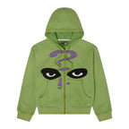 The Riddler Face Hoodie [Green] – front