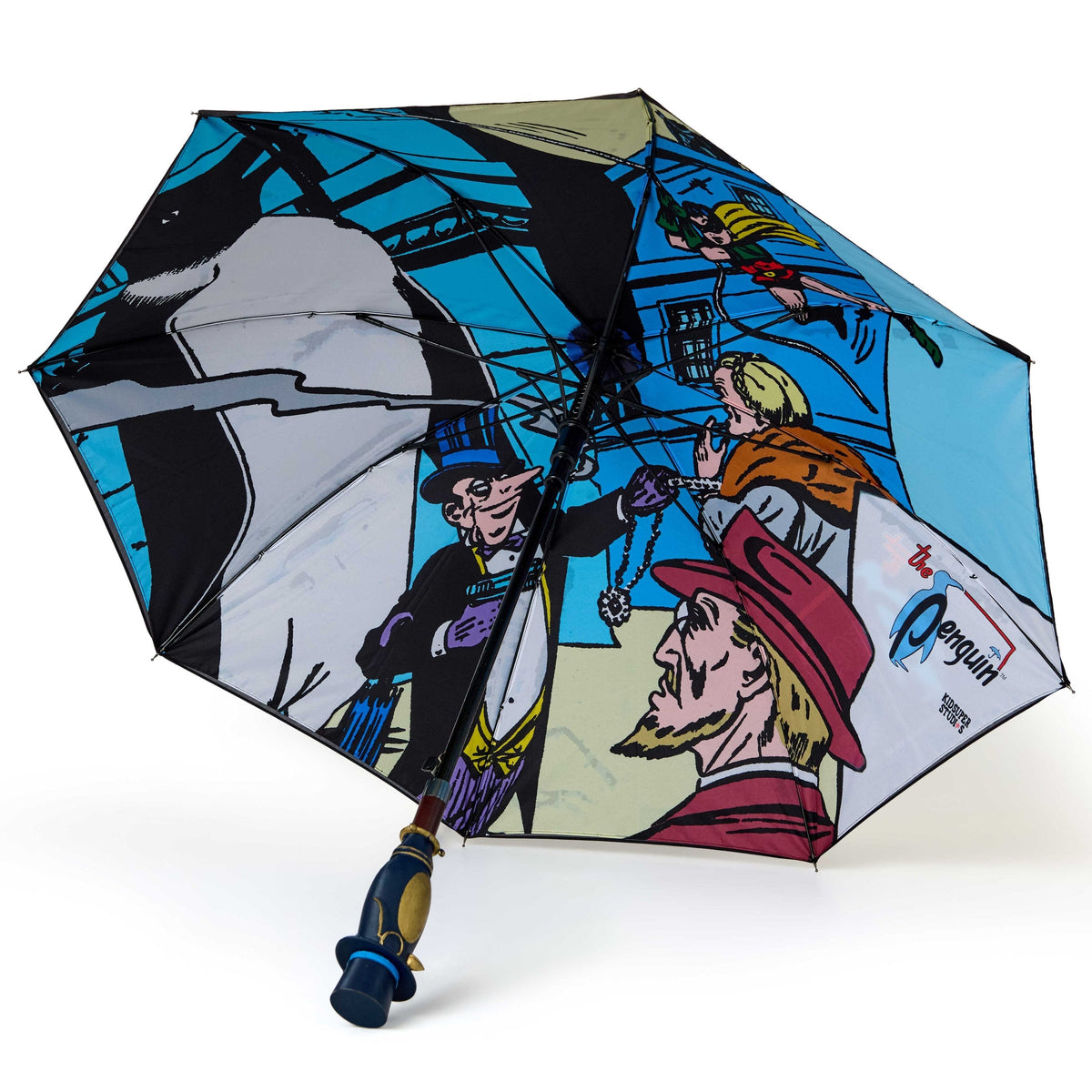 The Penguin Umbrella [Black] – canopy print