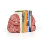 Clayface Bookends [Clay] – with books, angle