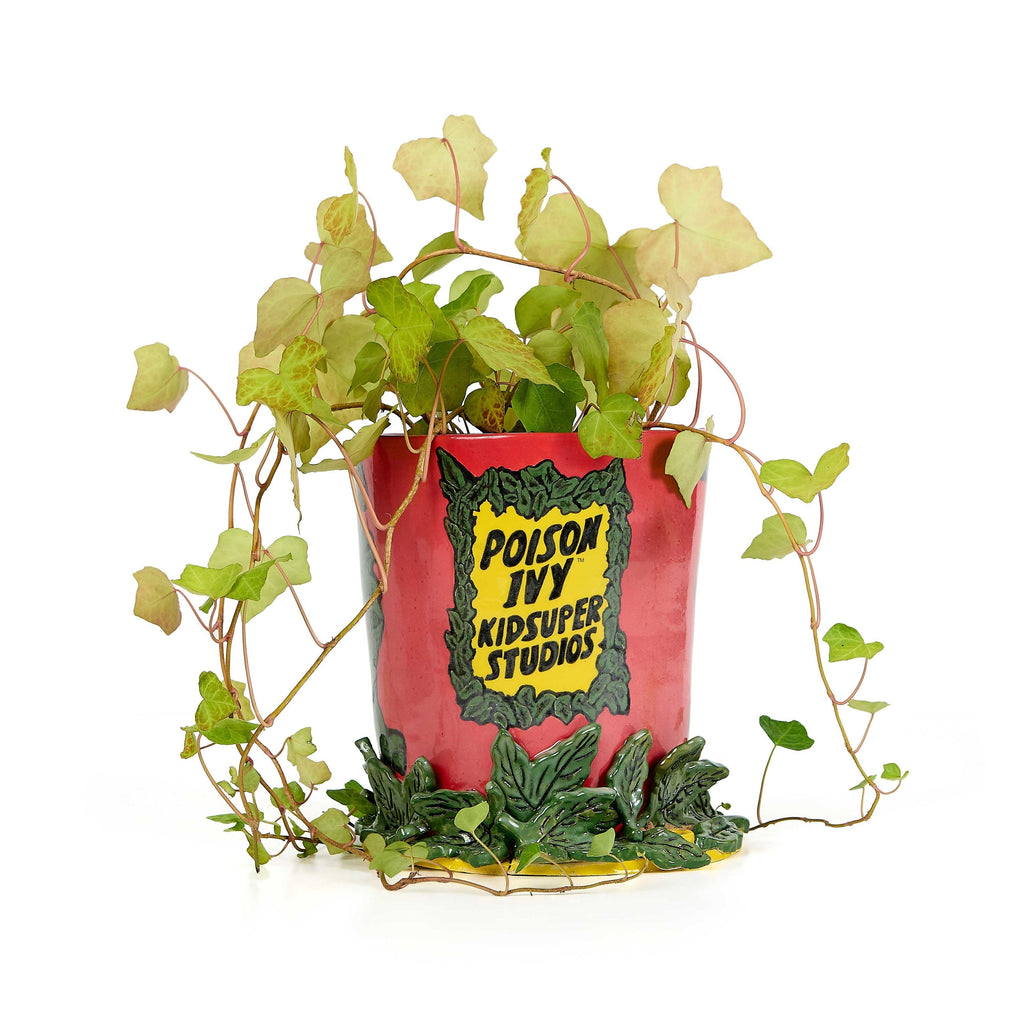 Poison Ivy Planter [Red] – with ivy