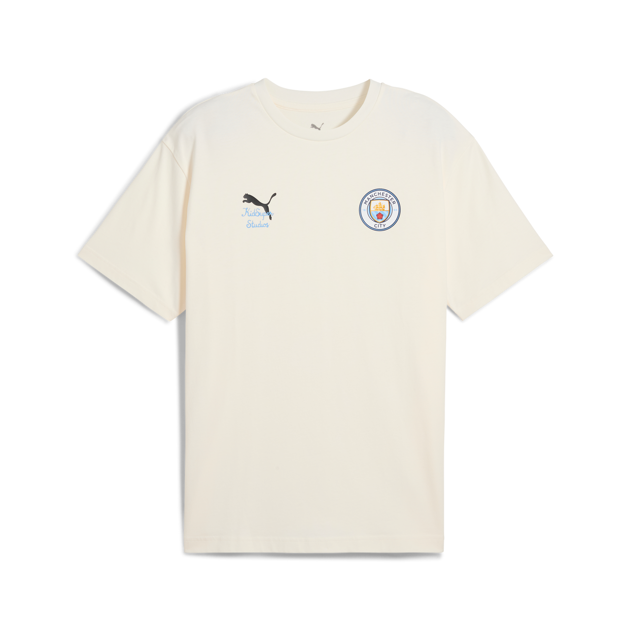 Man City FC TEE [Warm White/PUMA Black]