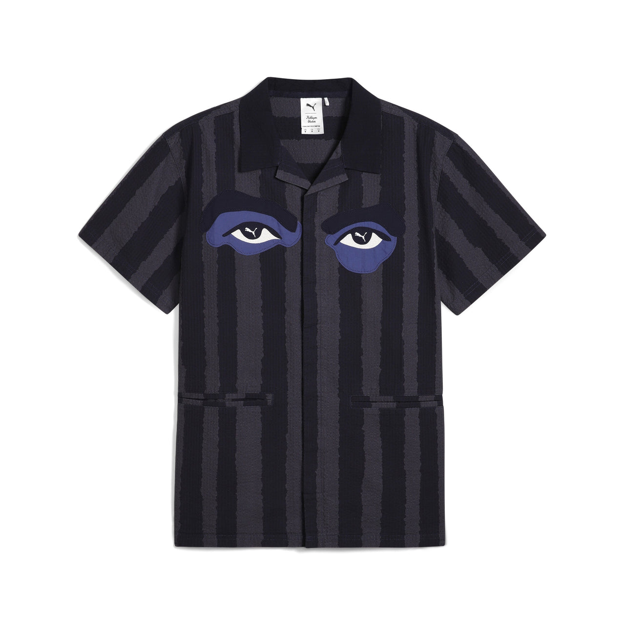 PUMA X KIDSUPER FACE SEERSUCKER SHIRT [New Navy]