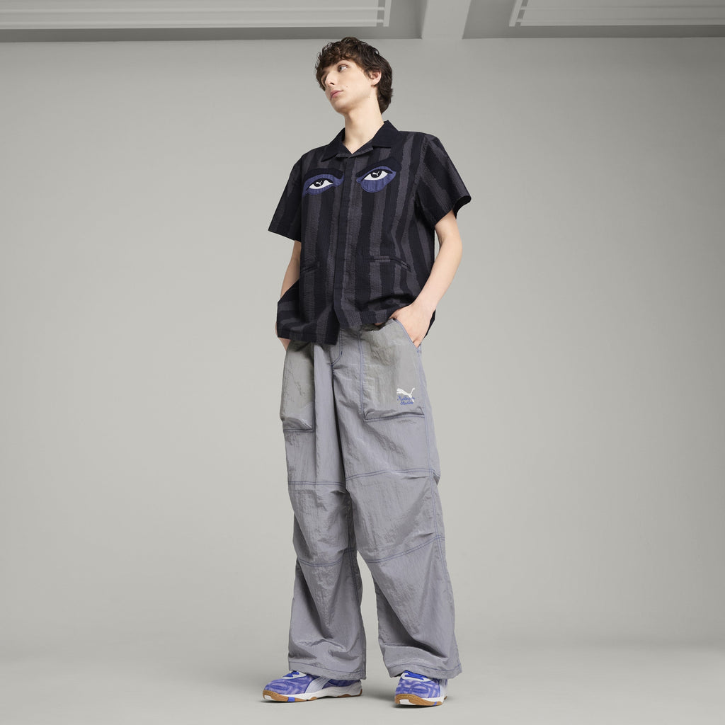 PUMA X KIDSUPER FACE SEERSUCKER SHIRT [New Navy]