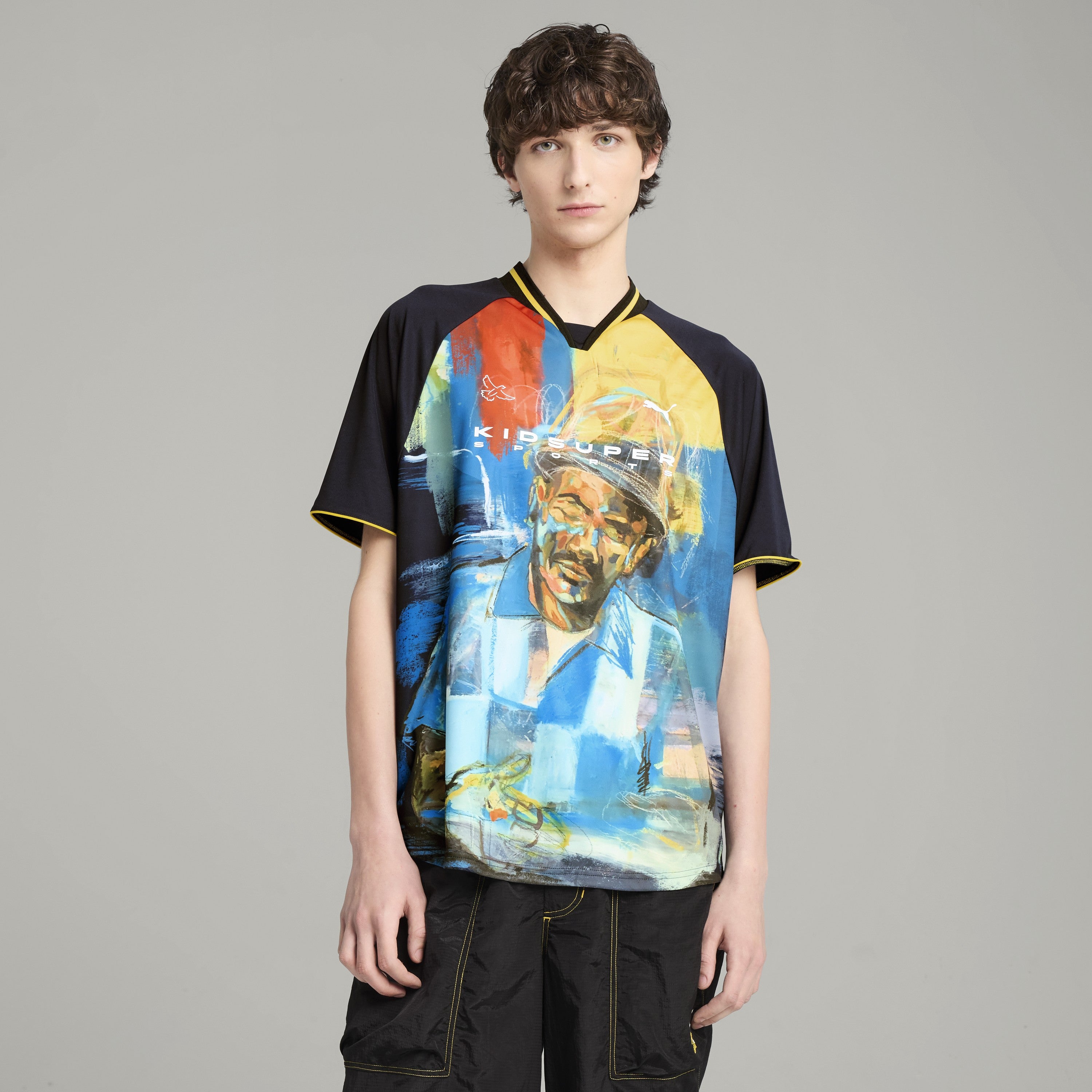 PUMA X KIDSUPER PAINTED JERSEY [New Navy]
