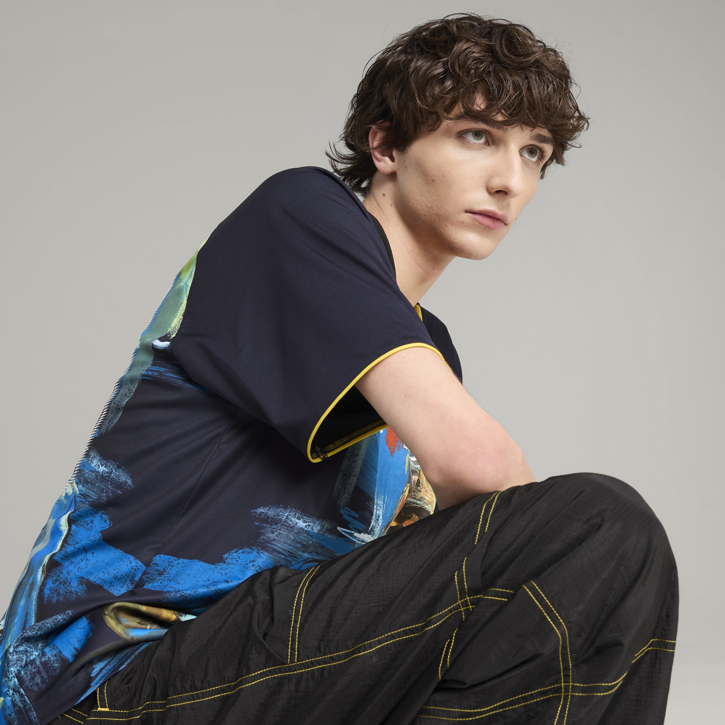PUMA X KIDSUPER PAINTED JERSEY [New Navy]