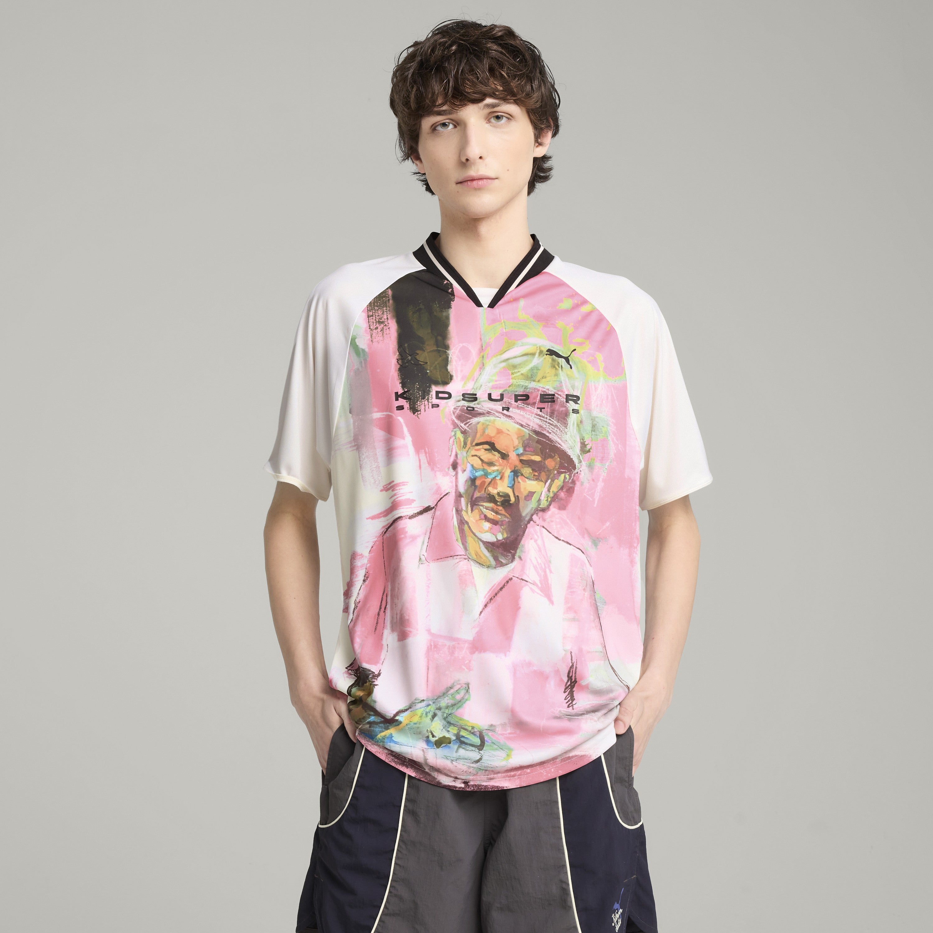 PUMA X KIDSUPER PAINTED JERSEY [Warm White]