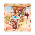 Dominos Painting Silk Scarf [Multi]