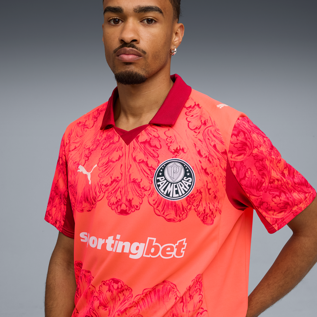 SE Palmeiras Jersey Replica [Glowing Red/Dark Crimson]