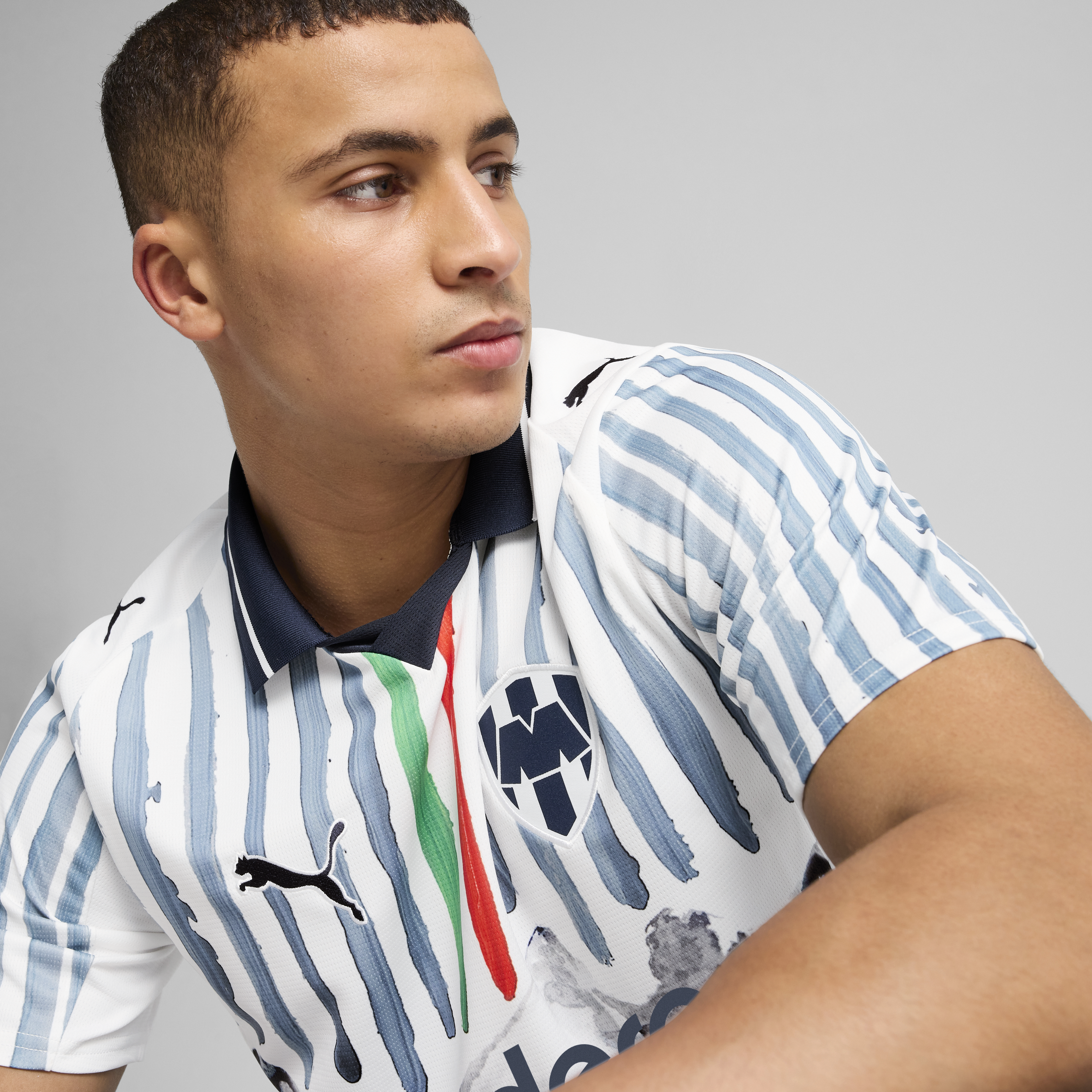 C.F. Monterrey JERSEY REPLICA [PUMA White-Deep Navy]