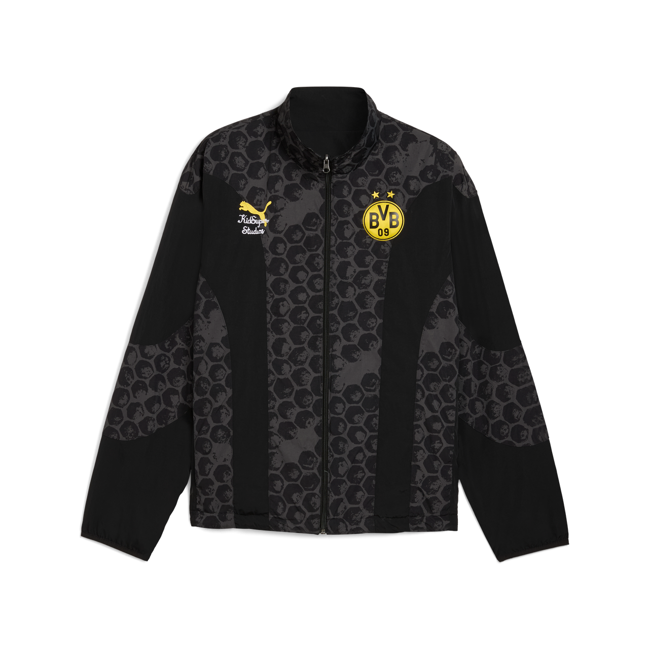BVB Dortmund REVERSIBLE JACKET [PUMA Black/Faster Yellow]