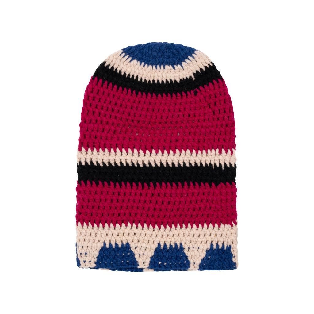 Knit Balaclava [Blue/Red/Cream]