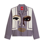 Face Camp Collar Button Up Longsleve [Plum]