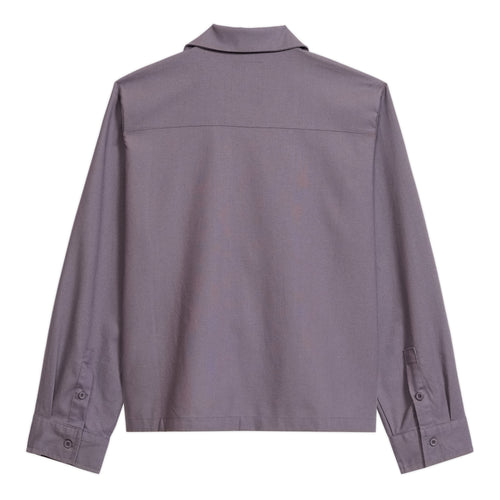 Face Camp Collar Button Up Longsleve [Plum]