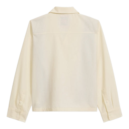 Face Camp Collar Button Up Longsleve [Cream]