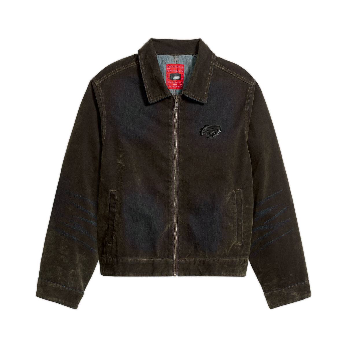 Flocked Work Jacket [Brown]