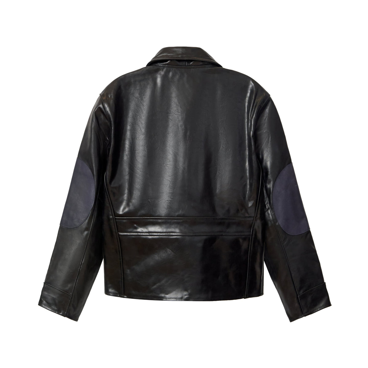 Cowhair Leather Jacket [Black]