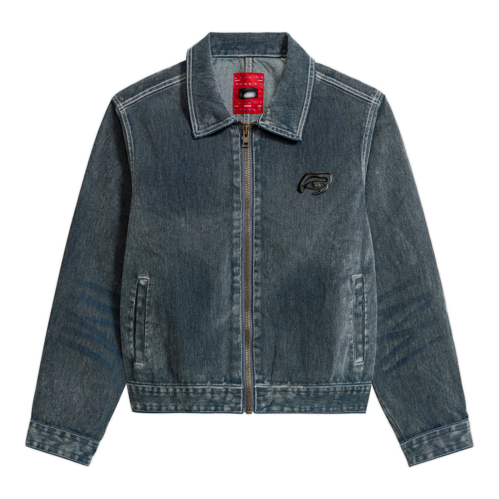 Flocked Work Jacket [Washed Gray]