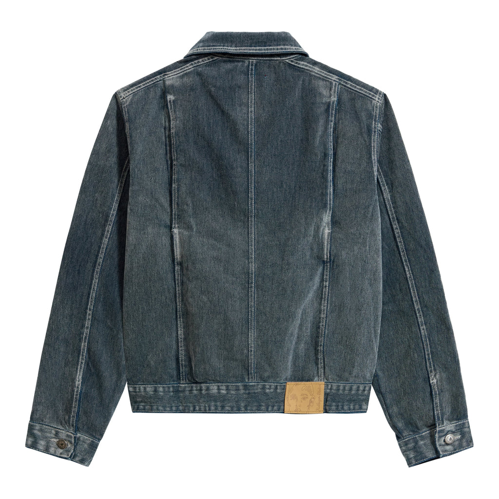 Flocked Work Jacket [Washed Gray]