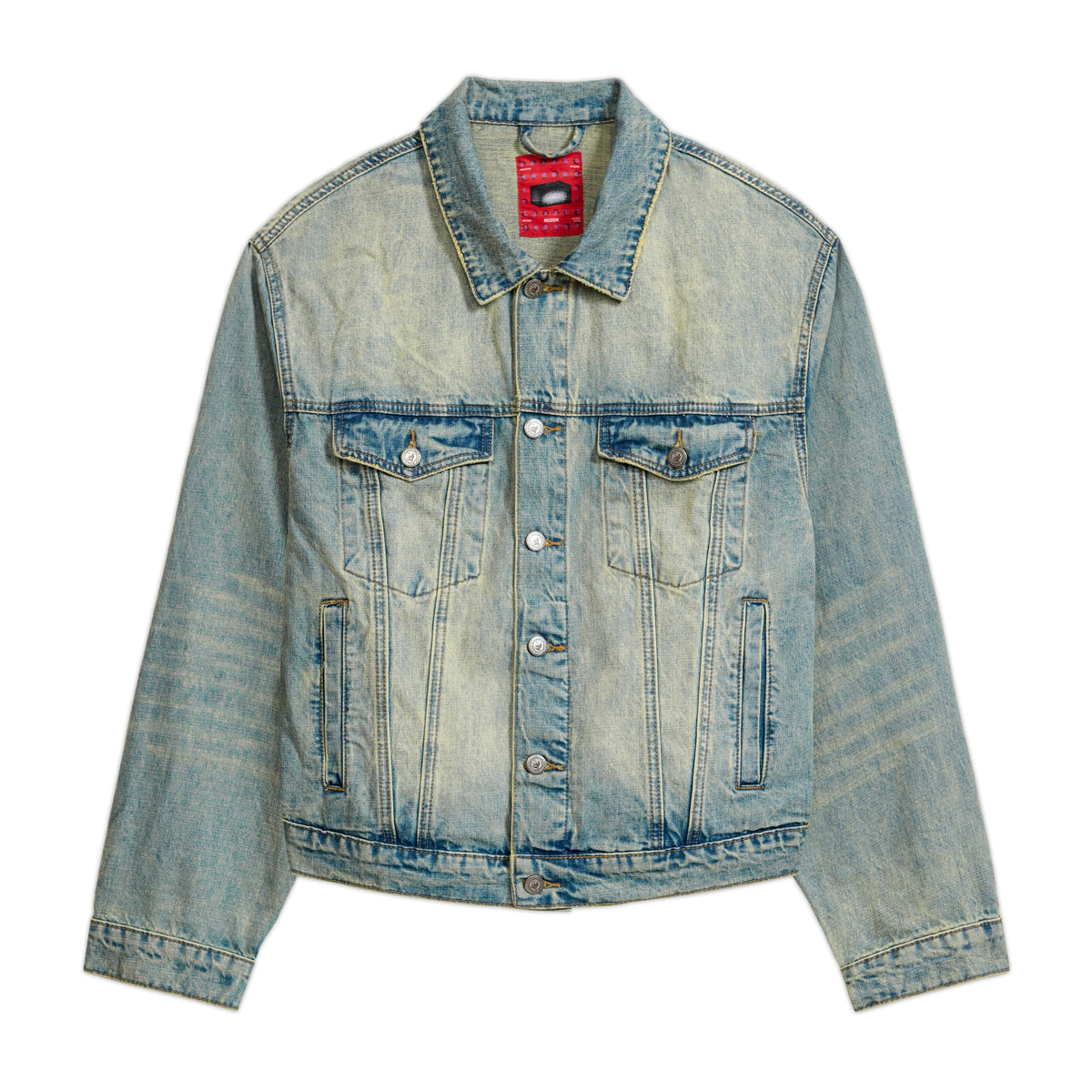 Light Wash Dove Denim Jacket [Light Mud Wash]