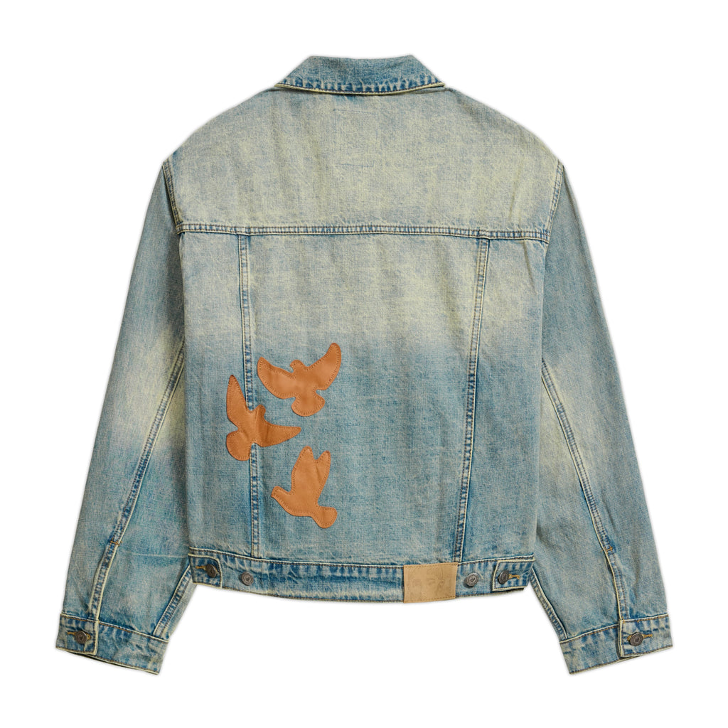 Light Wash Dove Denim Jacket [Light Mud Wash]