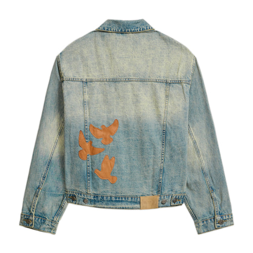 Light Wash Dove Denim Jacket [Light Mud Wash]