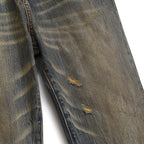 Slim Flare Dove Denim Pant [Deep Washed]