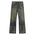 Slim Flare Dove Denim Pant [Deep Washed]