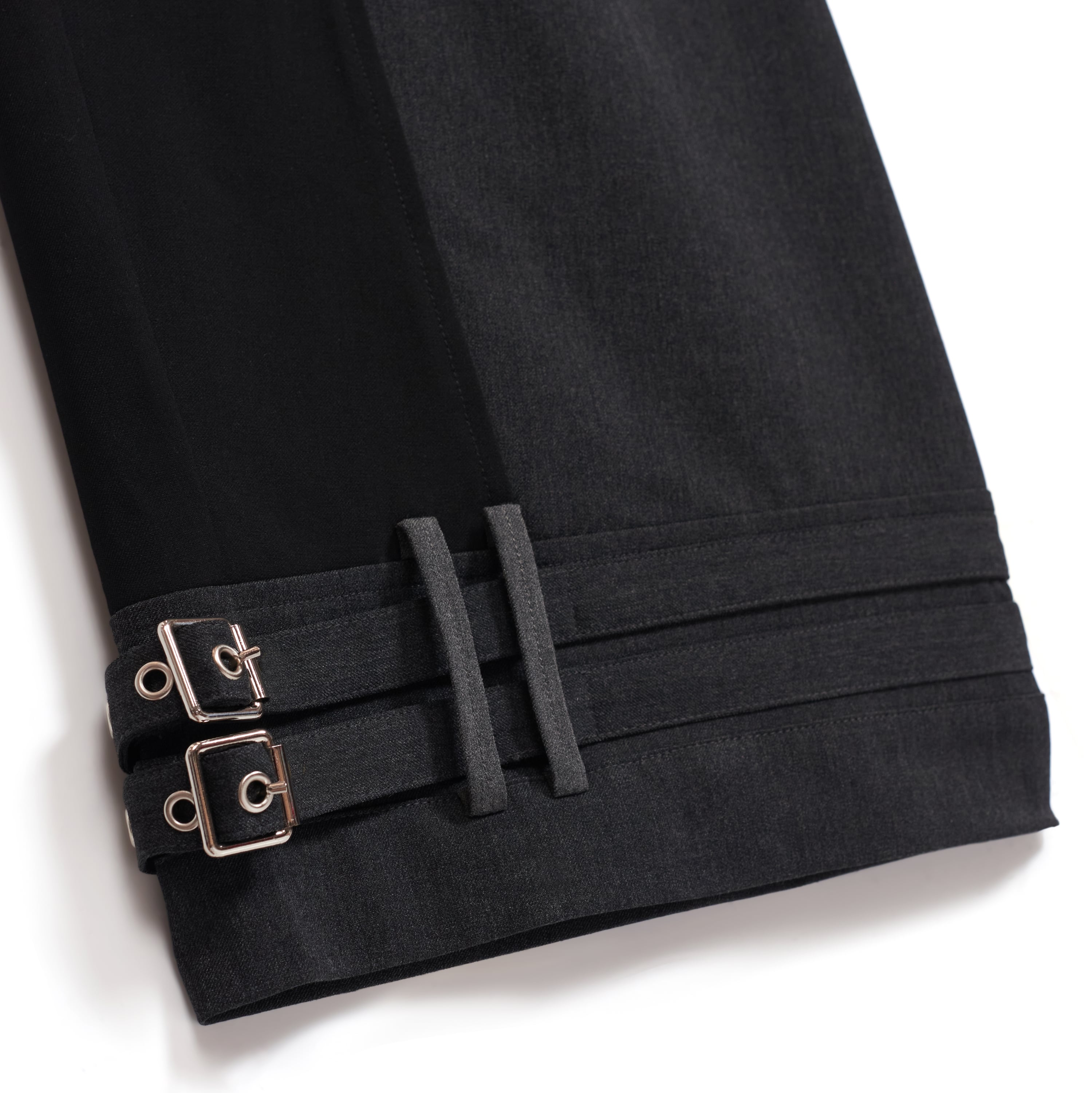 Patchwork Curved Trouser [Black] – KidSuper