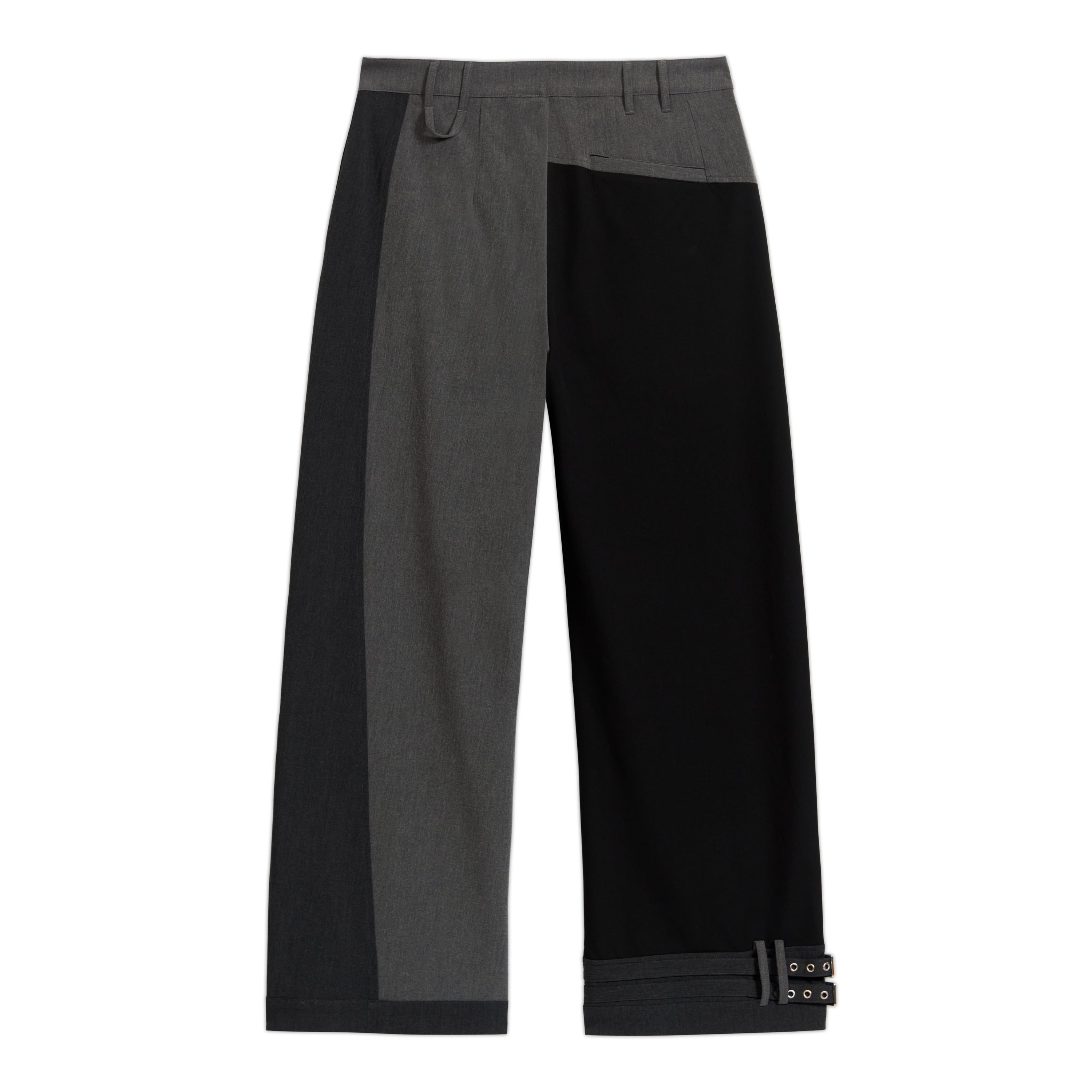 Patchwork Curved Trouser [Black] – KidSuper