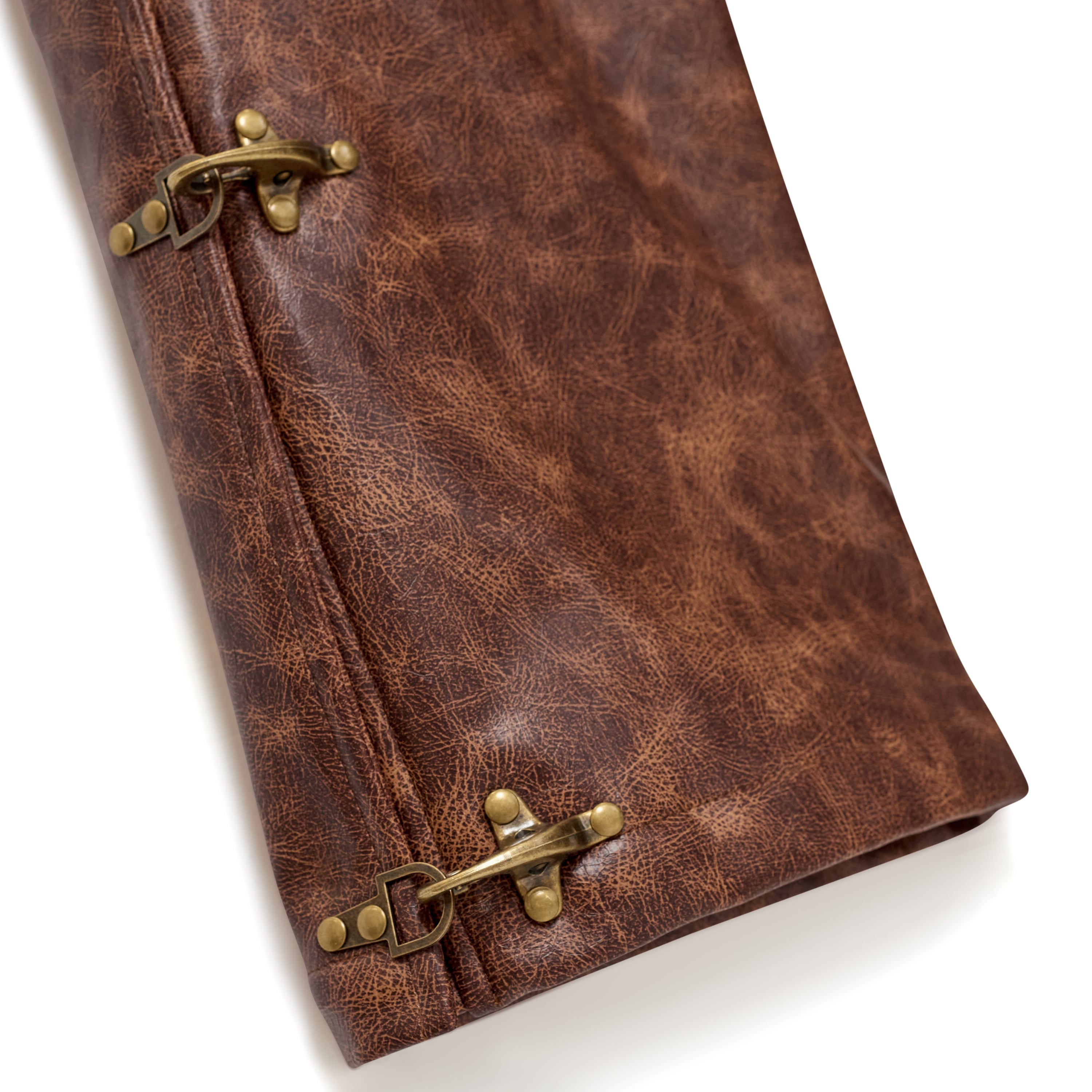 Fireman Clasp Leather Pant [Brown] – KidSuper