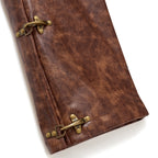 Fireman Clasp Leather Pant [Brown]