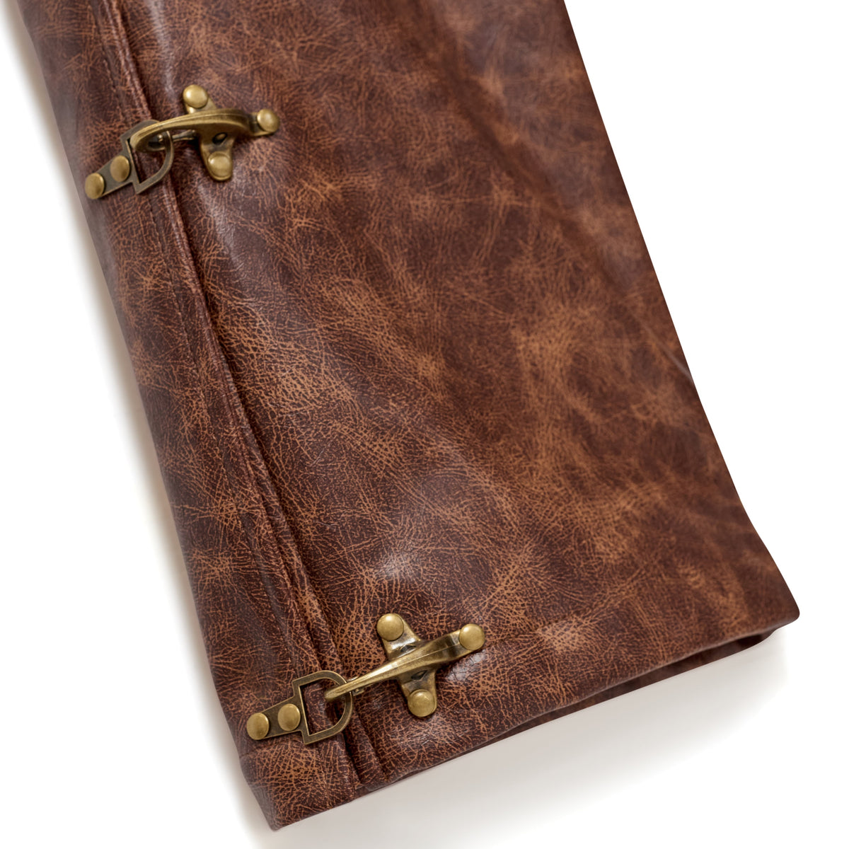 Fireman Clasp Leather Pant [Brown]