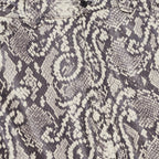 Printed Snakeskin Suit Bottom [White]