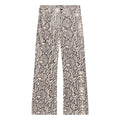 Printed Snakeskin Suit Bottom [White]