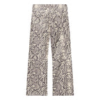 Printed Snakeskin Suit Bottom [White]