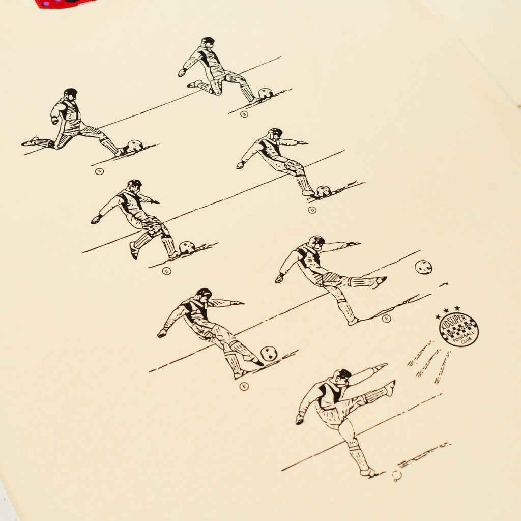 Soccer Diagram Tee [Cream]