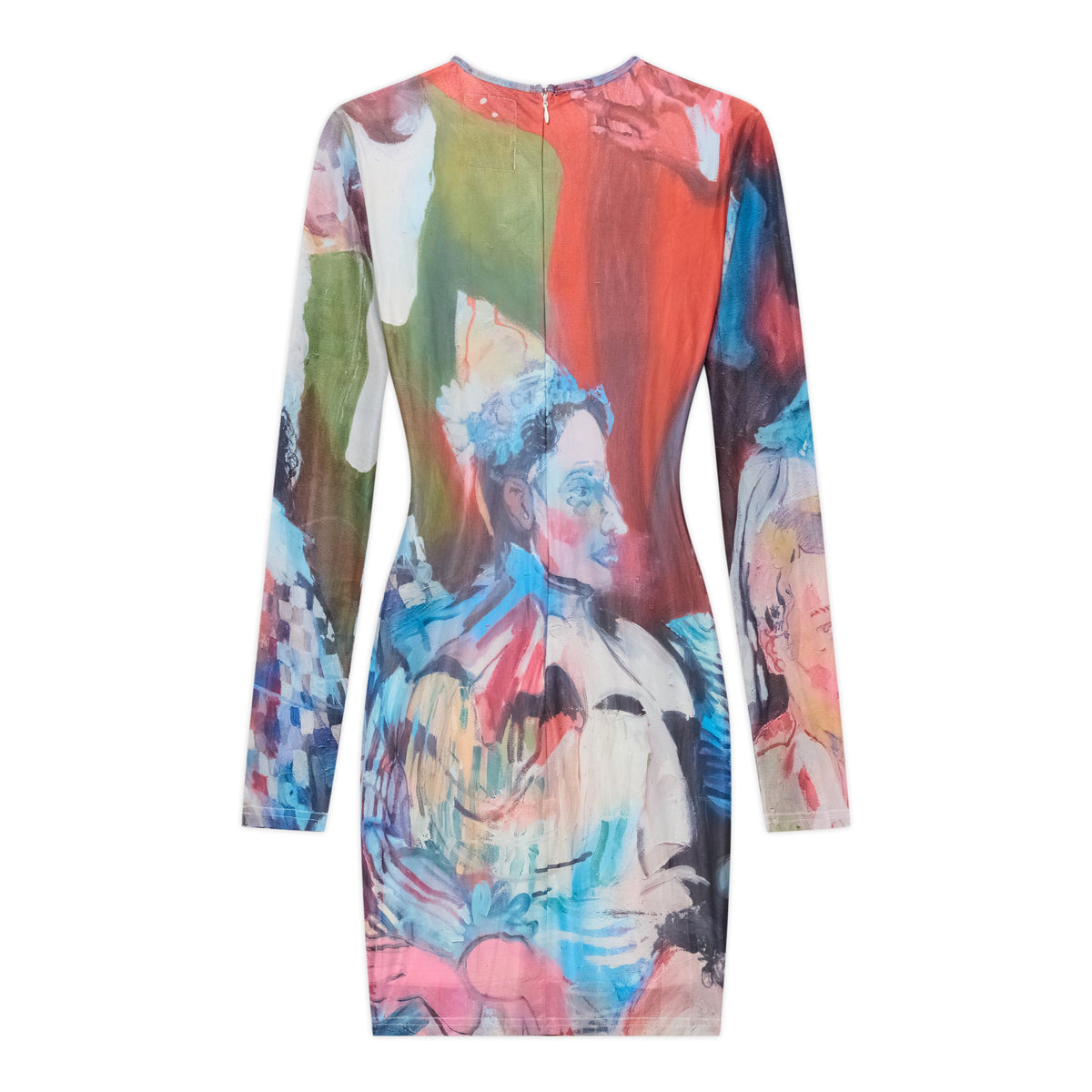 Café de la Printed Mesh Dress [Multi]