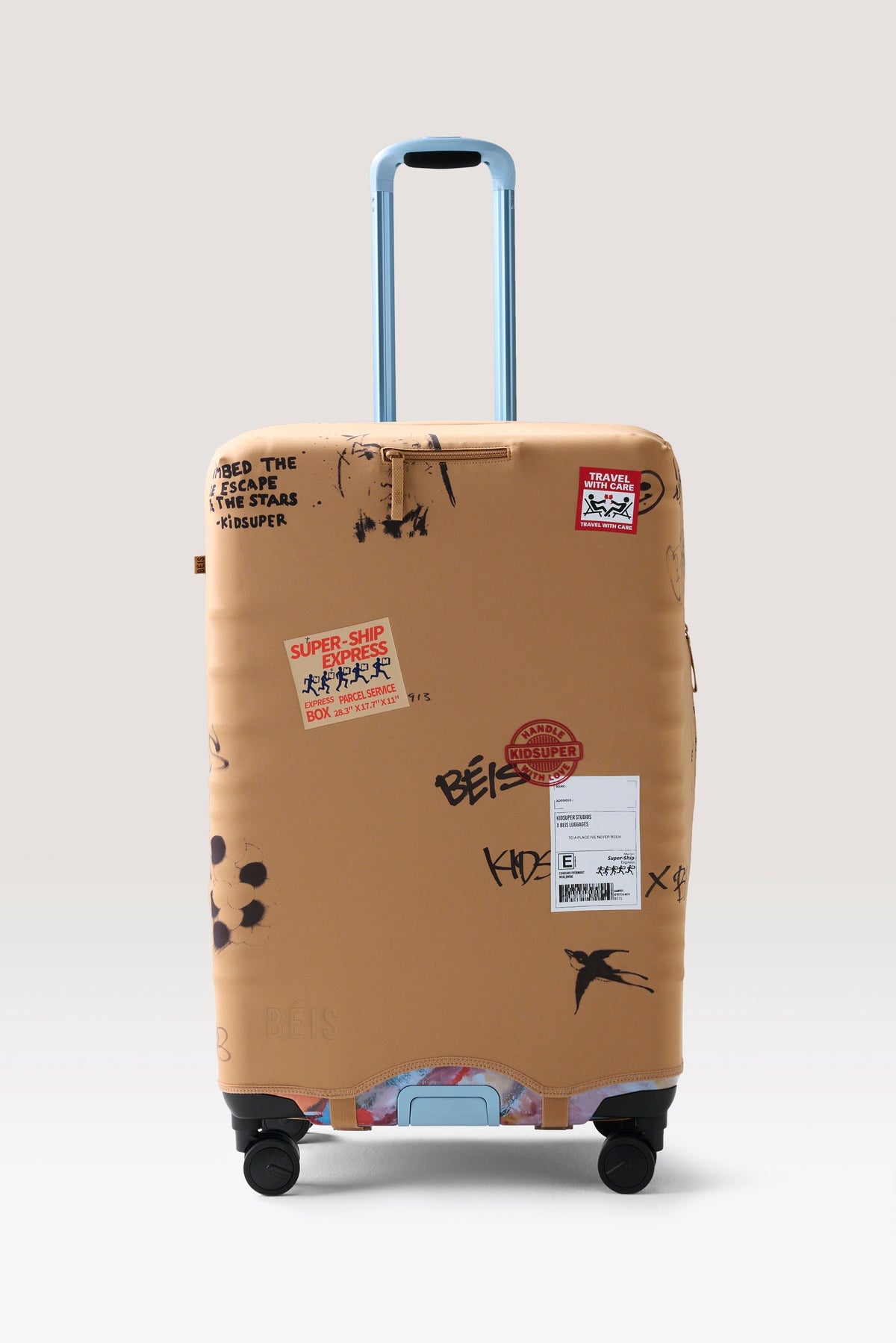 BÉIS x KidSuper The Hybrid Check-In Luggage Cover in Cargo