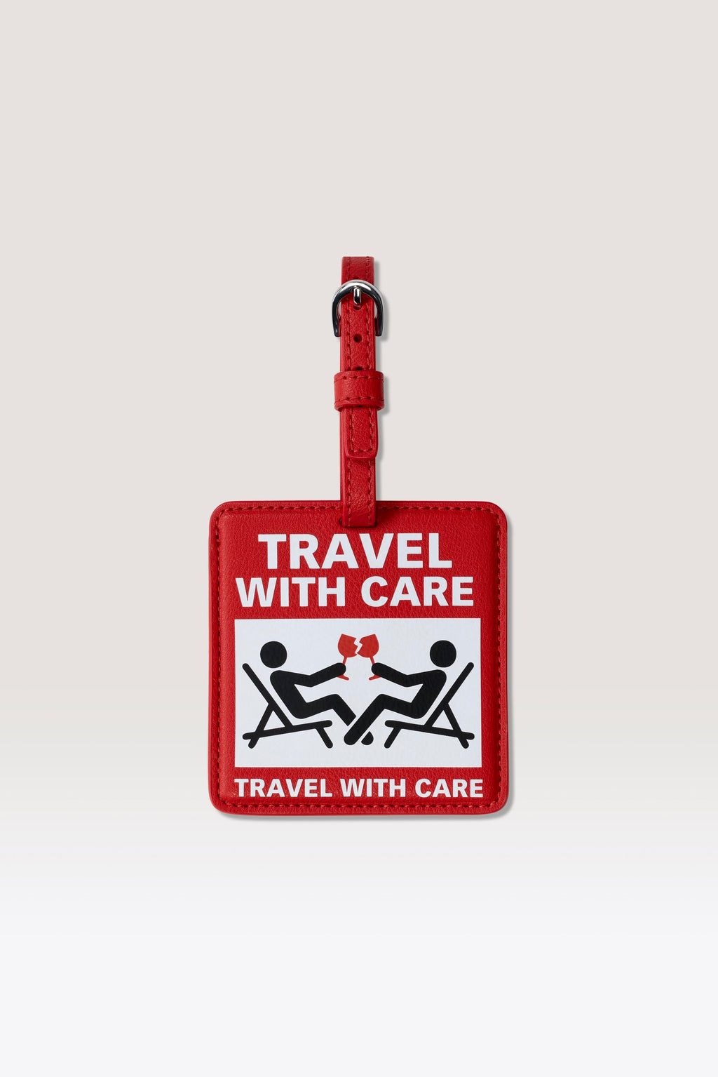 BÉIS x KidSuper The Pro Luggage Tag in Red