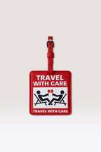 BÉIS x KidSuper The Pro Luggage Tag in Red